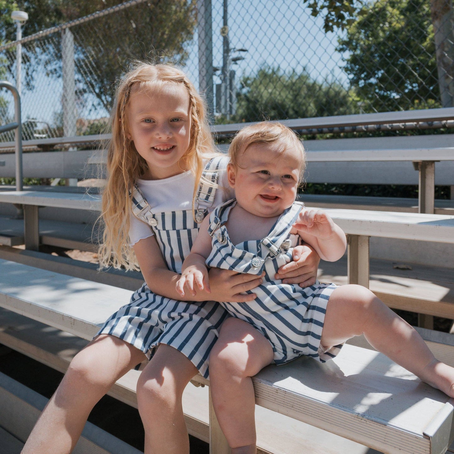 Dockside Stripe Overalls