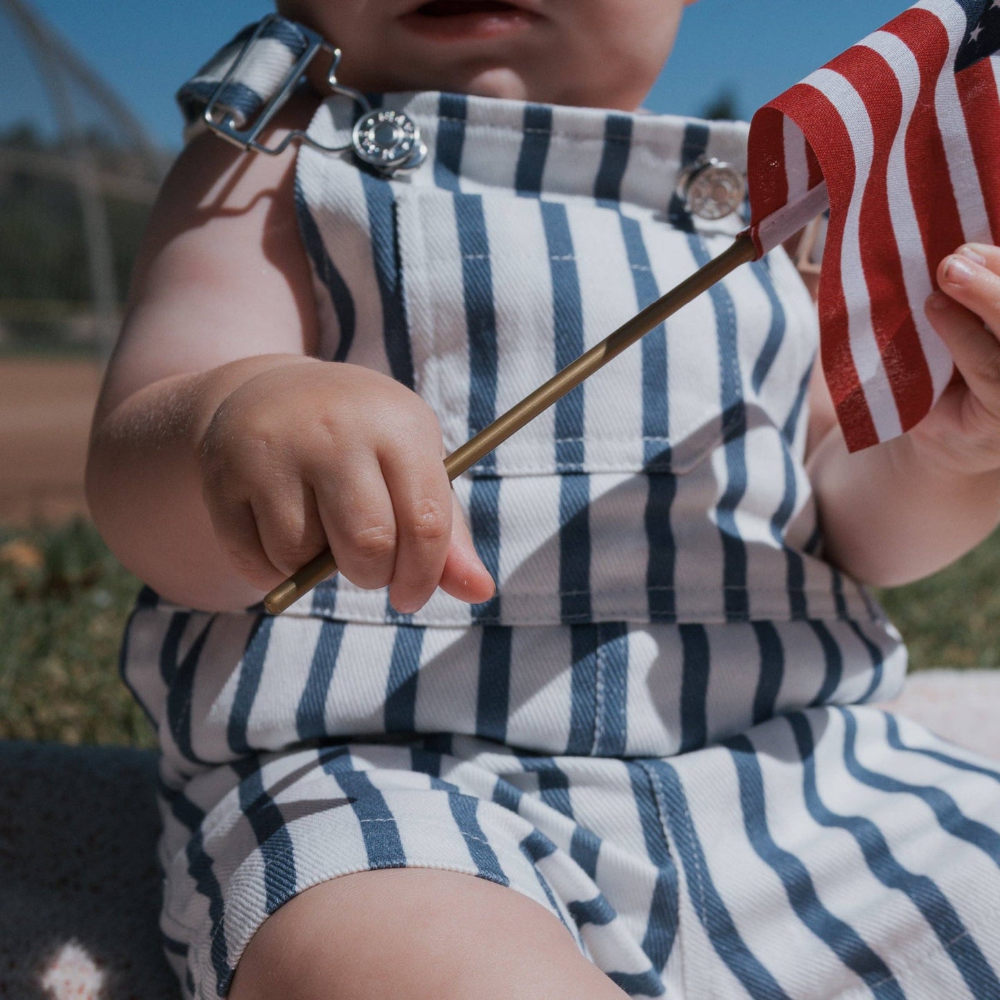 Dockside Stripe Overalls
