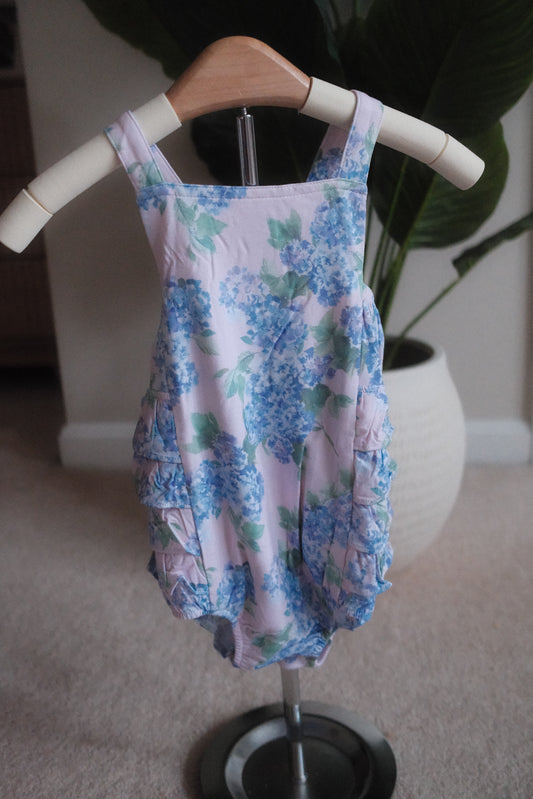 Harbor Hydrangea Sunsuit