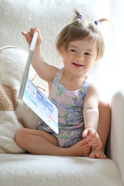 Harbor Hydrangea Sunsuit