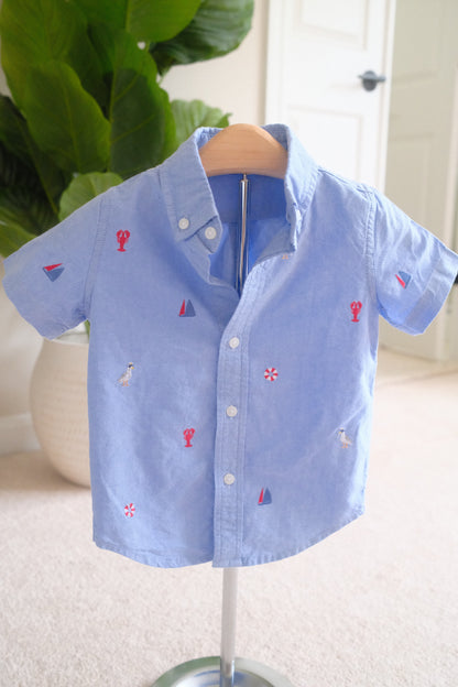 Lobster Bay Button Down *Pre-Loved Piece