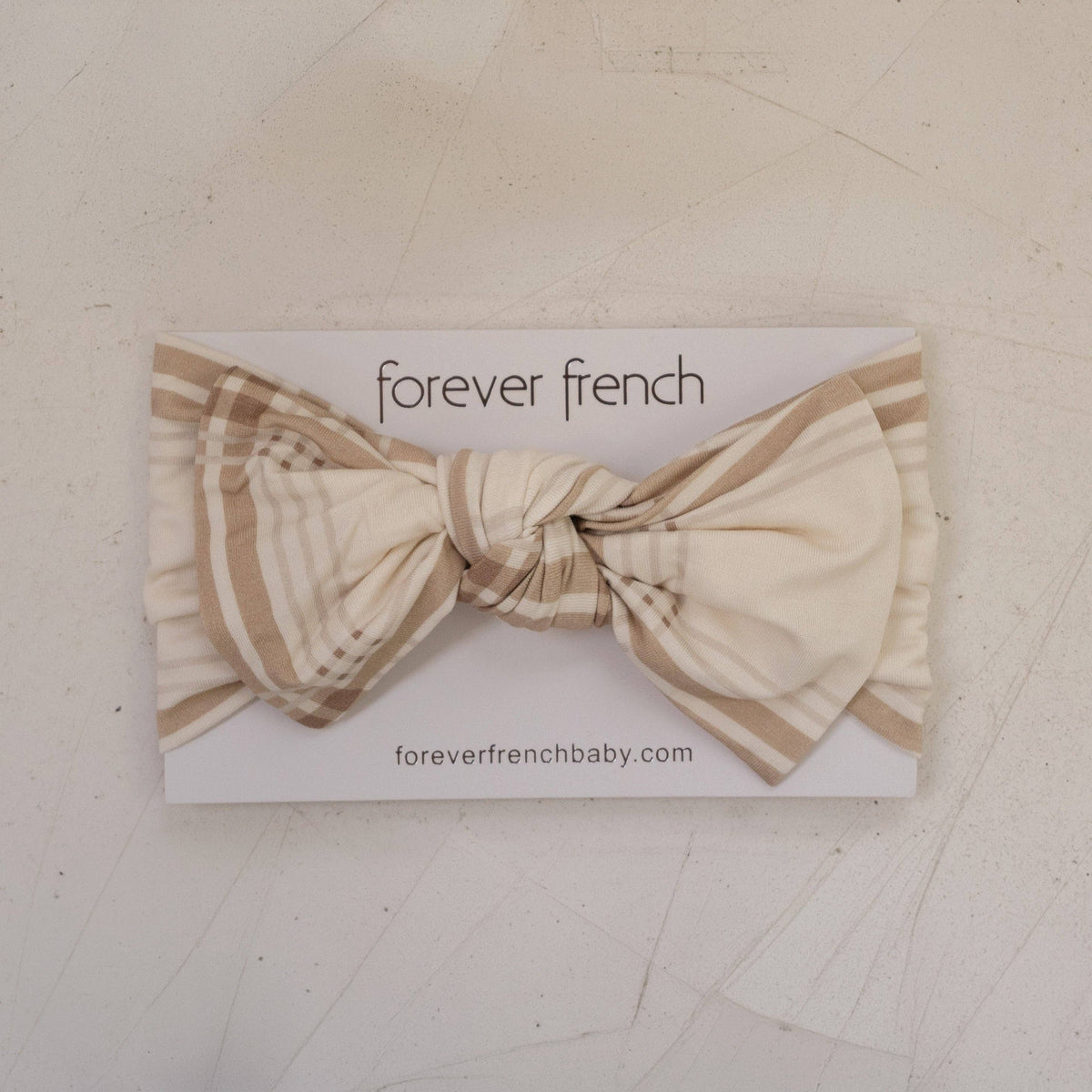 The Sandbar Plaid Bow Headwrap