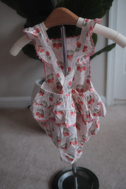 Strawberries in Positano Sunsuit