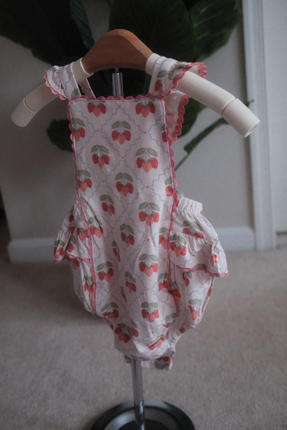 Strawberries in Positano Sunsuit