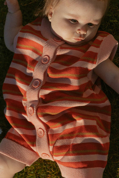 Sunset Stripe Jumpsuit
