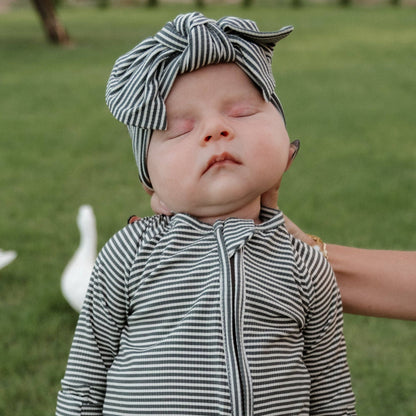 The Harbor Stripe bamboo pajamas