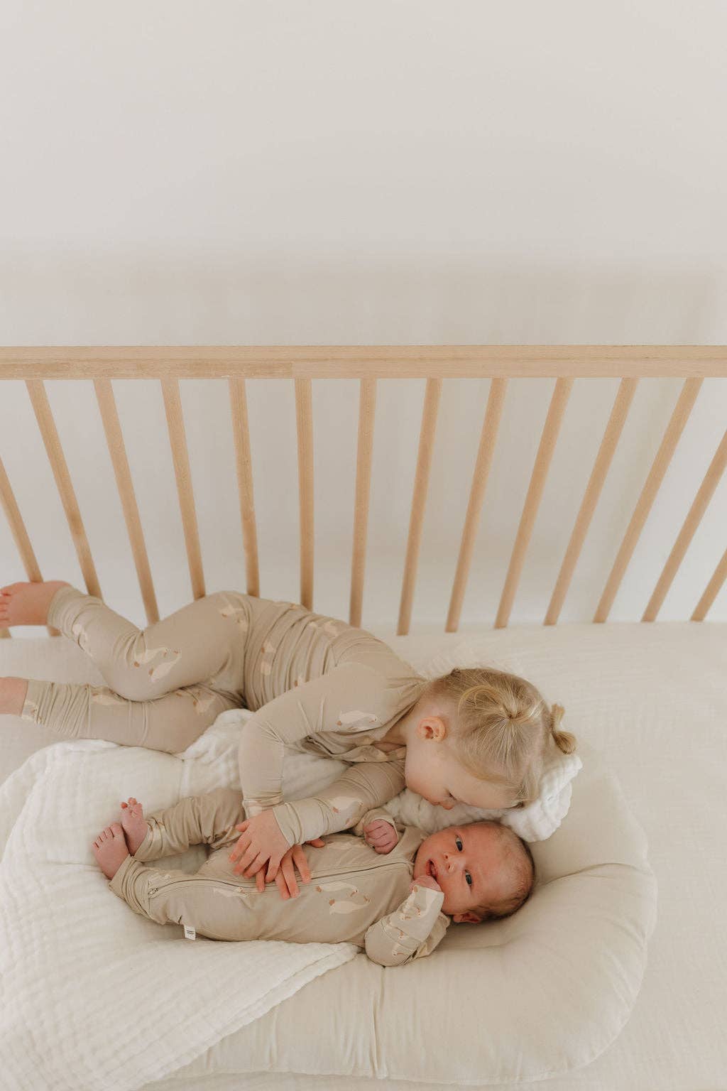 Seaside Goose Bamboo Zip Pajamas