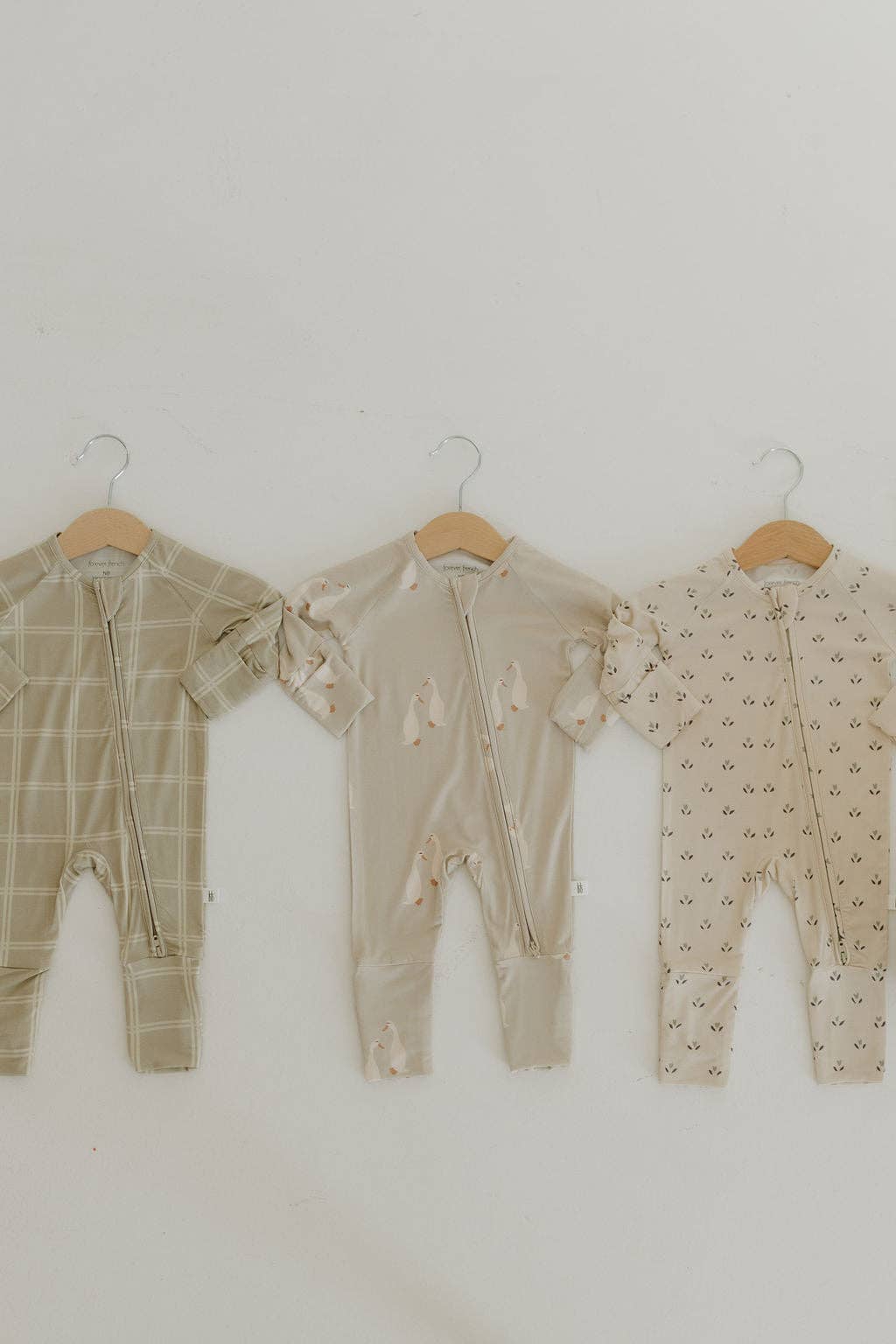 Seaside Goose Bamboo Zip Pajamas