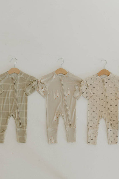 Seaside Goose Bamboo Zip Pajamas