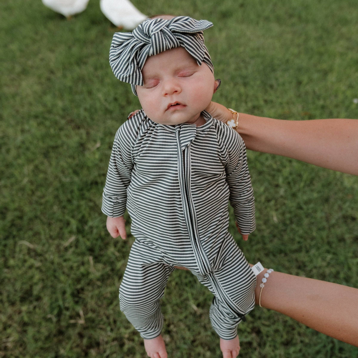 The Harbor Stripe bamboo pajamas