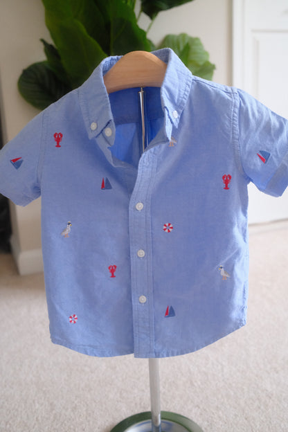 Lobster Bay Button Down *Pre-Loved Piece