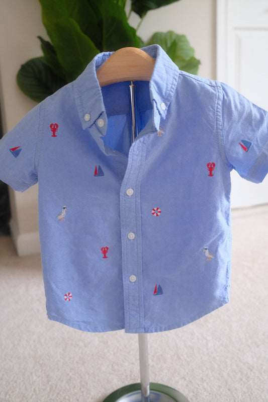 Lobster Bay Button Down *Pre-Loved Piece