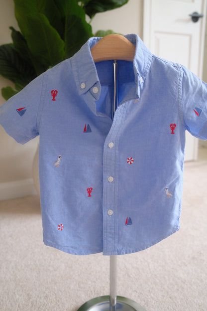 Lobster Bay Button Down *Pre-Loved Piece