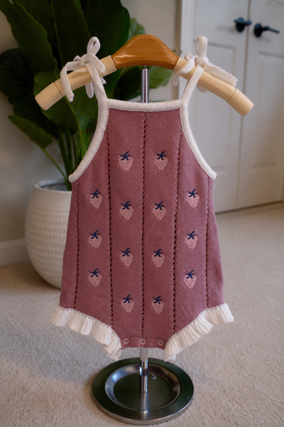 Strawberry Sands Romper