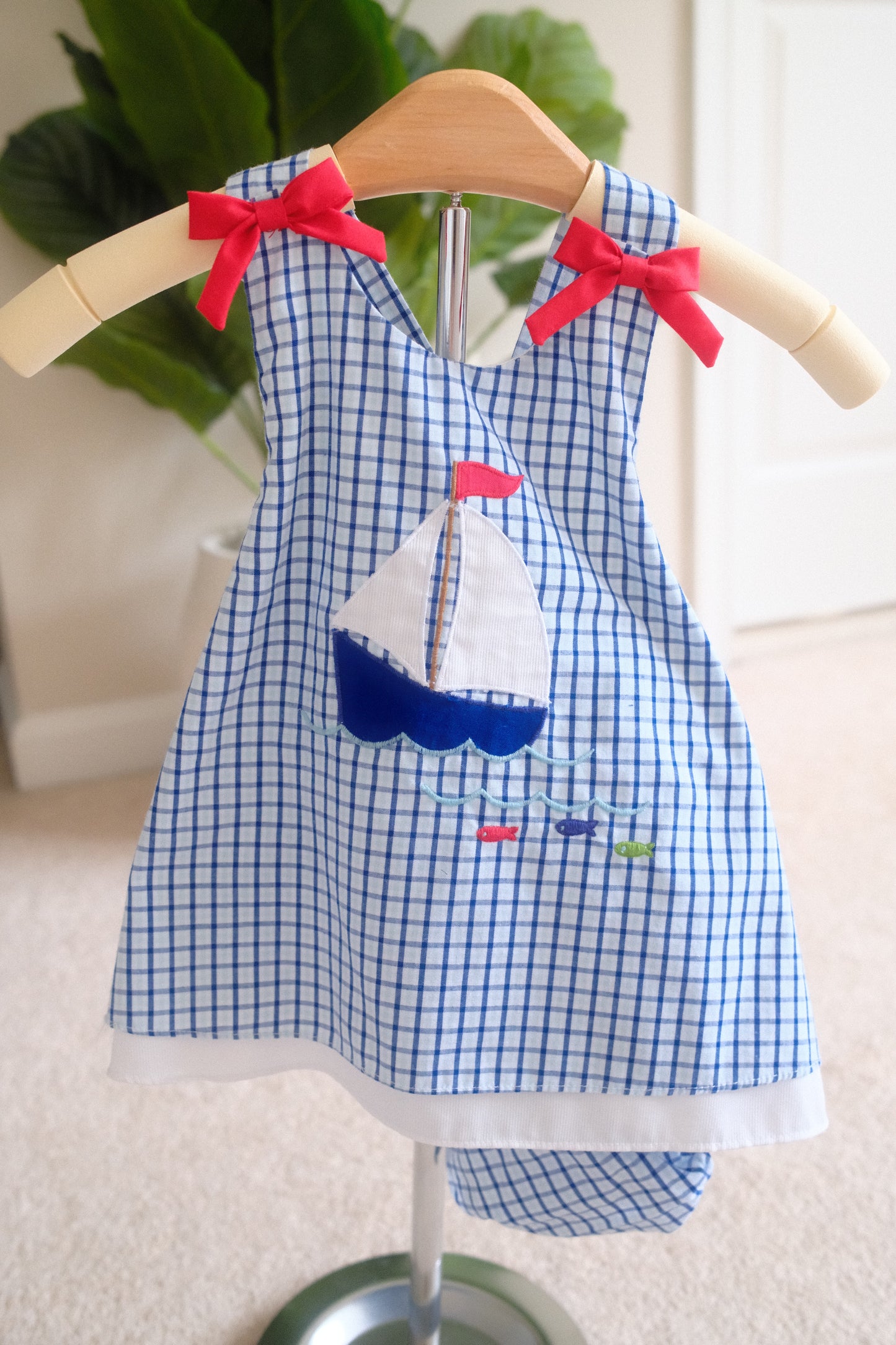 Sail Away Bloomer Set *Pre-Loved Piece