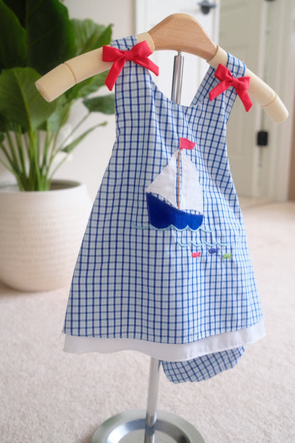 Sail Away Bloomer Set *Pre-Loved Piece