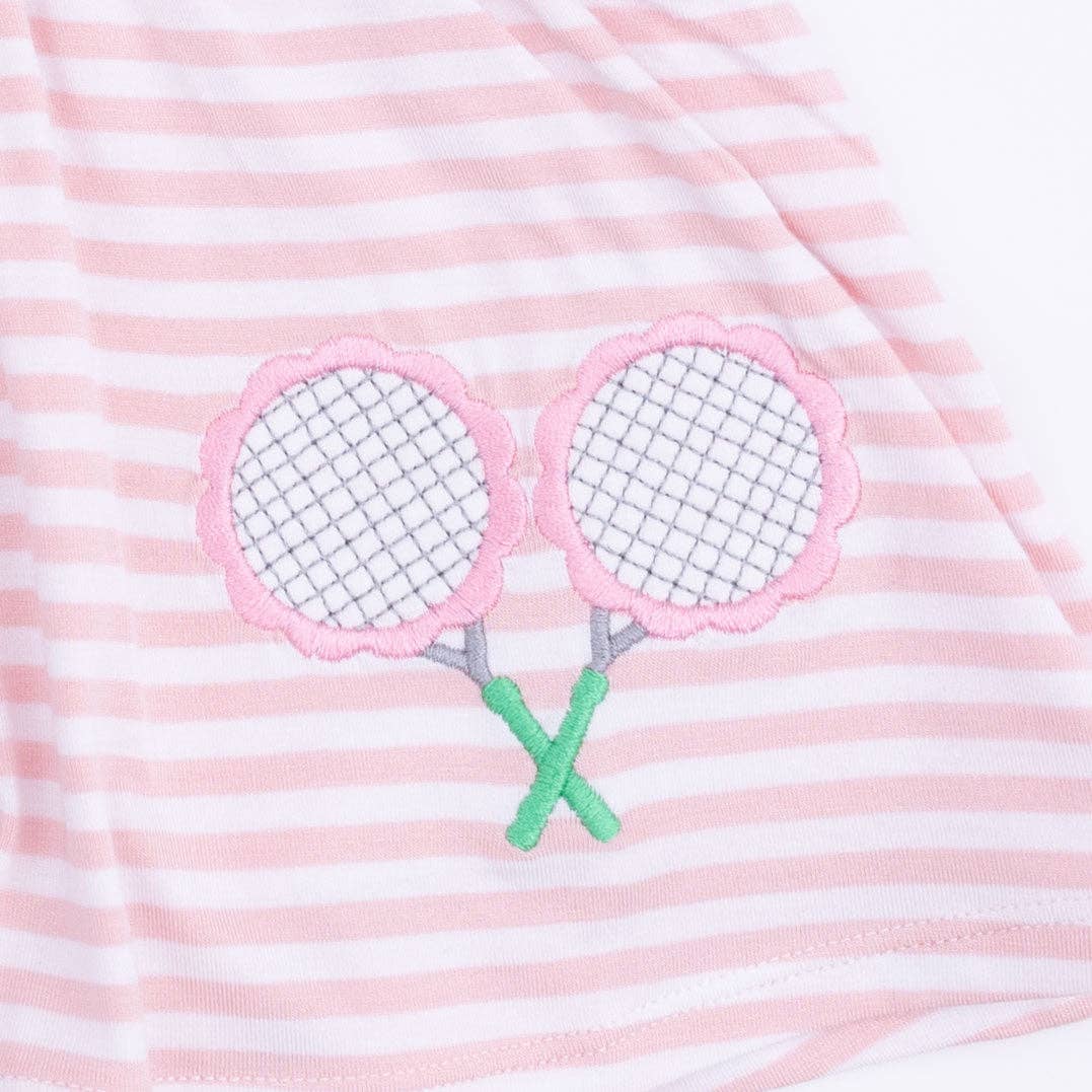 Pink Court Dress