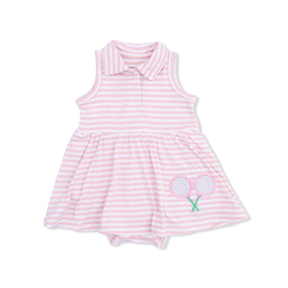 Pink Court Dress