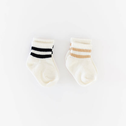 Café Coast Crew Socks - 2 Pack